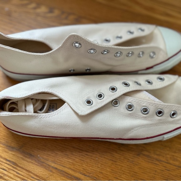 Vintage Converse All stars USA Made 1978 Oxford Basketball White Canvas 13.5. - Picture 10 of 15